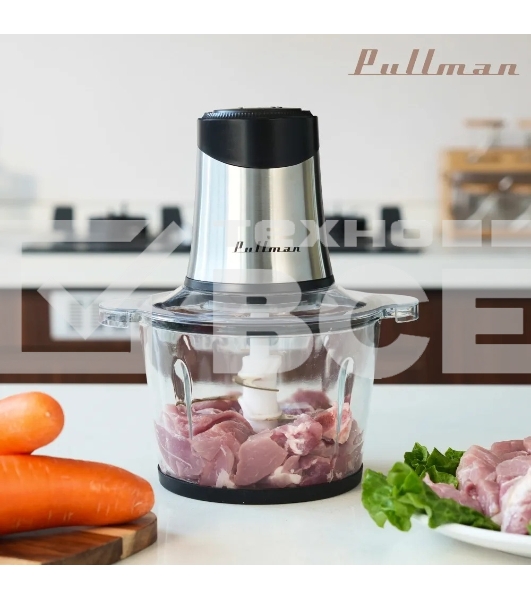 Измельчитель электрический Pullman PL-320, 1000Вт, 6 лезвий, стеклянная чаша 3 л