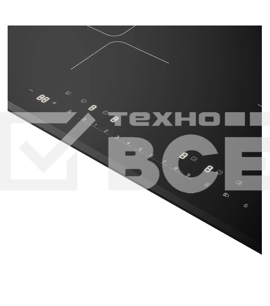 Варочная поверхность Kuppersberg/ Варочная поверхность Kuppersberg, индукция, High-Tech, 9 уровней мощности, inverter, таймер, пауза, Booster, автоматическое отключение, Flexi-zone, слайдерное управление, поддержание тепла, цвет черный