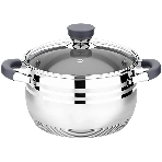 Кастрюля Lara LR02-470 Mercury 2,1 л, 16 см, нержавеющая сталь, с крышкой, фото 1