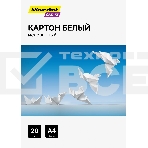 Картон белый Silwerhof мелованный 20л. A4 Create 240г/м2 обл.мел.картон ПЭТ 200x280мм, фото 1