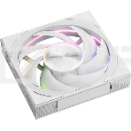 Вентилятор для корпуса PCCooler F7 X120 ARGb WH 3IN1 (120x120x28мм, 4-pin PWM, ARGb, 83CFM, 33.1dBA, 3000RPM, белый, 3pcs), фото4