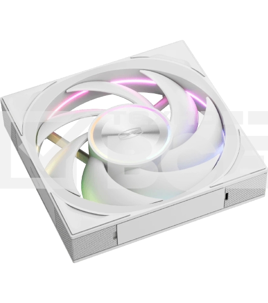 Вентилятор для корпуса PCCooler F7 X120 ARGb WH 3IN1 (120x120x28мм, 4-pin PWM, ARGb, 83CFM, 33.1dBA, 3000RPM, белый, 3pcs)