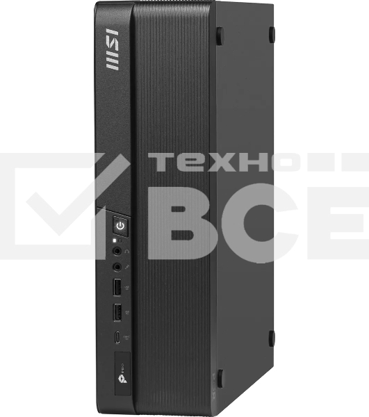 Мини ПК MSI Pro DP80 A14G-007BRU i5 14400 (2.5) Graphics CR без ОС 2xGbitEth WiFi BT 120W черный (936-B20821-013)