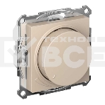 Светорегулятор AtlasDesign (диммер) повор-нажим, LED, RC, 400 Вт, мех., песочный, фото 1