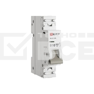 Выключатель автоматический EKF M634110B 1п B 10А 4.5кА ВА 47-63N PROxima