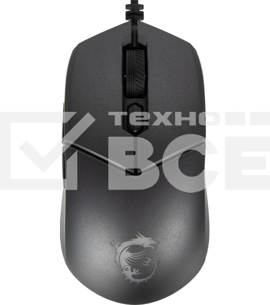 Мышь проводная MSI Clutch GM11 черный, 5000 dpi, USB, кнопки - 6