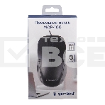 Мышь проводная Gembird MOP-100 черный, 1000 dpi, USB, кнопки - 3, фото3