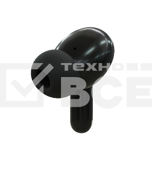 Наушники TWS More choice БВ37 черный/желтый, внутриканальные, Bluetooth, сенсорное управление, до 4 ч