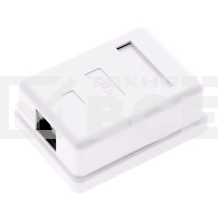 Розетка внешняя RJ-45 5e кат., 1порт. 5bites LY-SB01-A