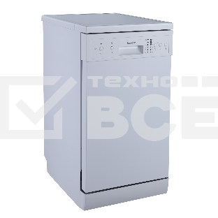 Отдельностоящая посудомоечная машина Бирюса DWF-409/6 W, 45 см, 9 комплектов, белая