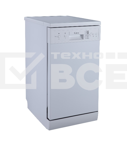 Отдельностоящая посудомоечная машина Бирюса DWF-409/6 W, 45 см, 9 комплектов, белая