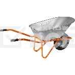 Тачка СИБИН СТ-12 строительная одноколесная, 180 кг, фото2