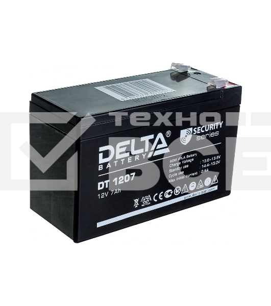 Батарея Delta DT 1207 (12V, 7Ah)