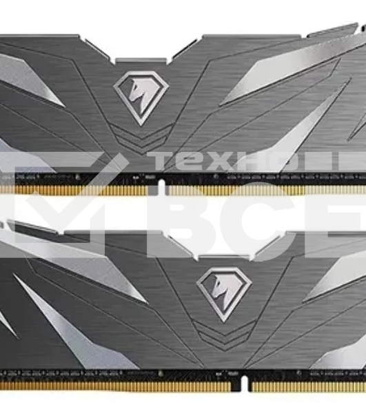 Оперативная память NETAC, DDR4, 16GB (2x8GB), 3200MHz, CL16, с радиаторами, черный