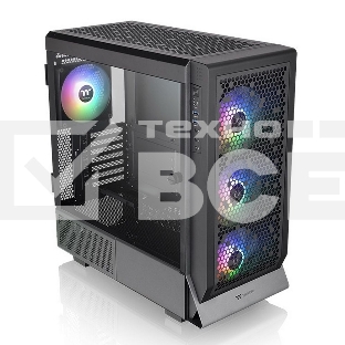 Компьютерный корпус Thermaltake Ceres 500 TG ARGB черный без БП ATX 4x140mm 2xUSB3.0 1xUSB3.1 audio bott PSU
