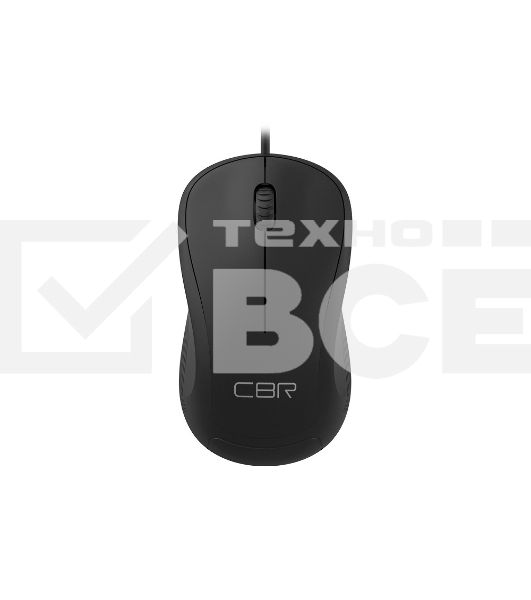 Мышь проводная CBR CM 108 черный, 1000 dpi, USB, кнопки - 3