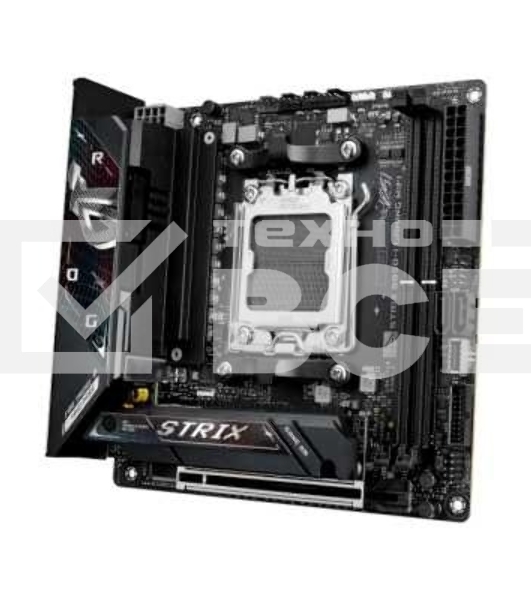 Материнская плата ASUS ROG STRIX B850-I GAMING WIFI, AM5, AMD B850, 2xDDR5, 2xM.2, 2xSATA, PCIe 4.0 x16, 1xHDMI, 1xUSB Type-C, 1x2.5Gb LAN, Wi-Fi 7, Bluetooth 5.4, 5xUSB-A 10Gbps , 1xUSB-C 20Gbps, 2xUSB-A 2.0, 3x3.5 мм, S/PDIF, 7.1, Mini-ITX