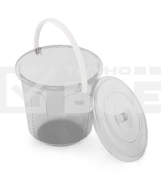 Ведро Альтернатива Хозяюшка 10 л М1213 с крышкой