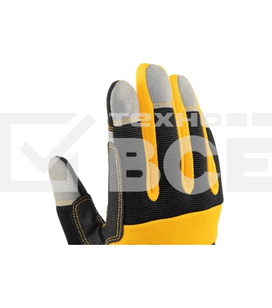 Перчатки универсальные Denzel 67991 усиленные, размер 10