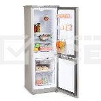 Холодильник Бирюса M418 металлик двухкамерный 125/55л морозилка снизу, фото2