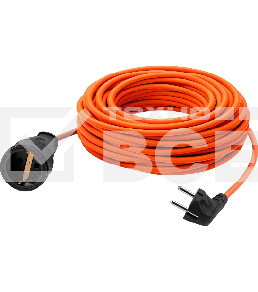 Удлинитель силовой Defender Ext2G-01-10 6А, 10 м, б/з - без рамки