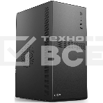 Компьютчерный корпус CBR mATX Minitower V201, без БП, 2хUSB 2.0, HD Audio+Mic, черный PCC-MATX-V201-WPSU, фото 1