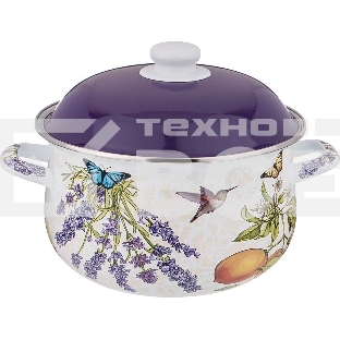 Кастрюля AGNESS 934-548 Прованс лимоны, 3.6 л