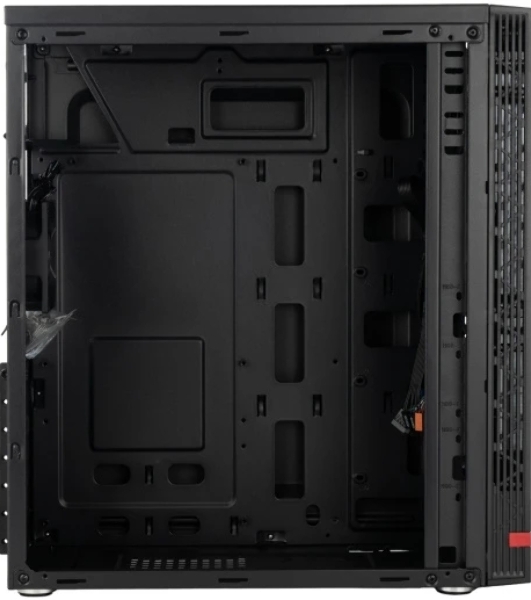 Корпус ATX Eurocase M12 черный, ABS пластик, 2*USB2.0, USB3.0, HD AUDIO