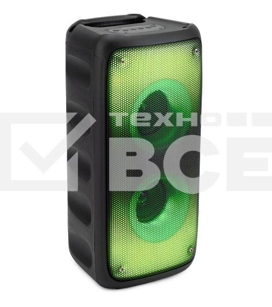 Минисистема Hyundai H-MC1230 черный 40Вт FM USB BT micro SD