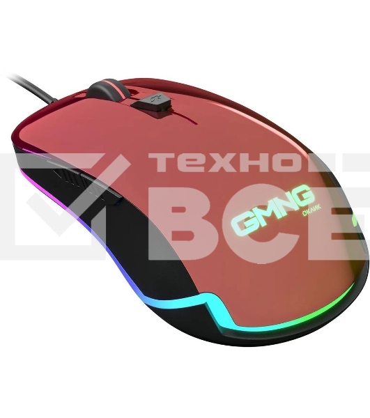 Мышь проводная GMNG 850GM красный, 7200 dpi, USB, кнопки - 6