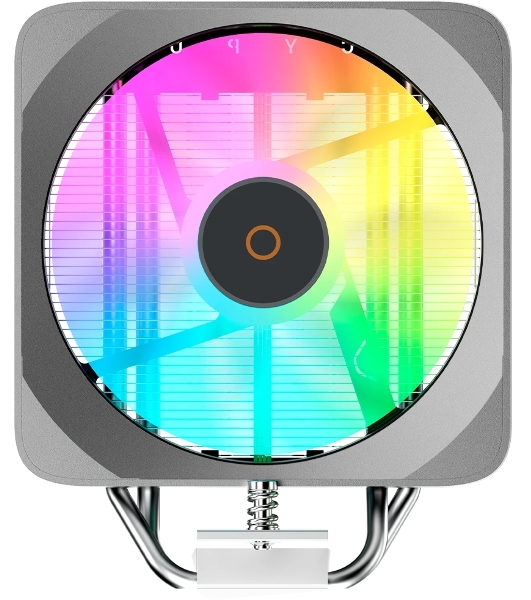 Кулер для процессора CPU Cooler Ocypus Delta A40 EX BK Digital (200W, 4-pin PWM, LED temp., 157mm, Al/Cu, 4x6mm, ARGB, 1x120mm, 60CFM, 31dBA, 1600RPM, S: 1851/1700/1200/115X, AM5/AM4, black)
