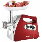 Мясорубка электрическая Kelli KL-5004 красный, 2600 Вт, 3.6 кг/мин, реверс, защита от перегрузки, насадки - 5, фото 1