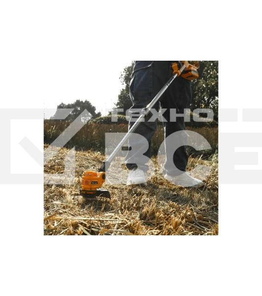 Триммер электрический Deko DKTR12 аккум. 300Вт неразбор.штан. реж.эл.:нож