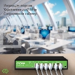 Коммутатор Digma DSP204G-2G-T80 (L2) 6x1Гбит/с 4PoE 4PoE+ 1PoE++ 80W неуправляемый, фото10