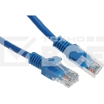 Патч-корд Premier PP12-0.25M/B 1000Гбит/с UTP 4 пары cat.5E CCA molded 0.25м синий RJ-45 (m)-RJ-45 (m), фото 1