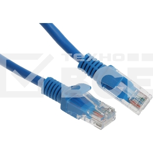 Патч-корд Premier PP12-0.25M/B 1000Гбит/с UTP 4 пары cat.5E CCA molded 0.25м синий RJ-45 (m)-RJ-45 (m)