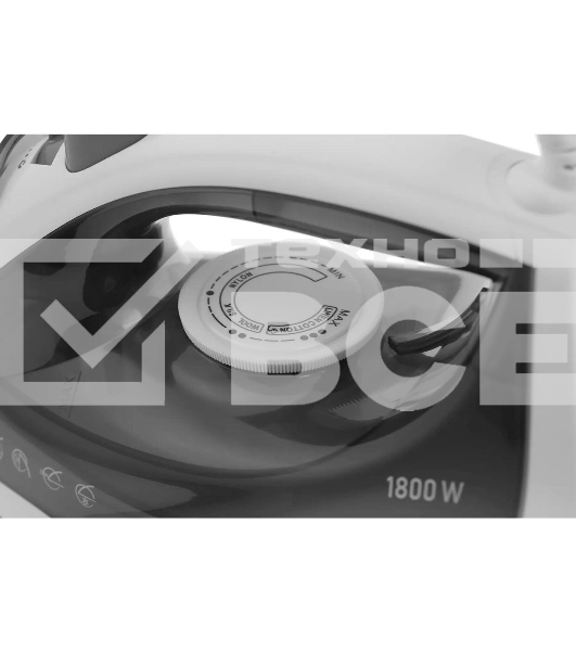 Утюг Starwind SIR1819, 1800Вт, серый/белый