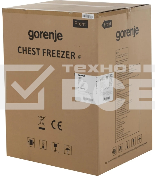 Морозильный ларь Gorenje  FH15FPW, белый, 142л