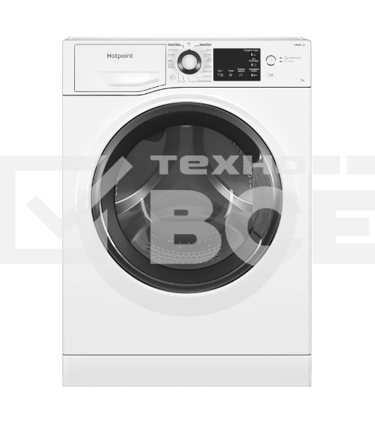 Стиральная машина Hotpoint NSB 7225 S V RU белый, загр. фронтальная макс.: 7 кг 1200 об/мин класс: А
