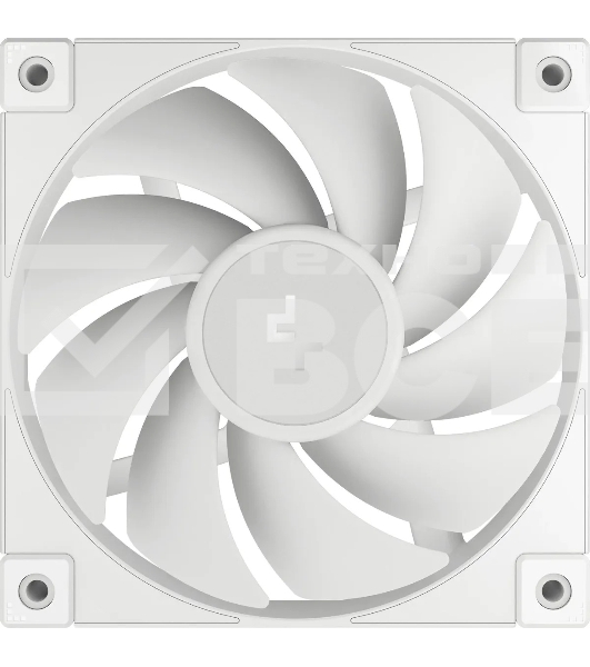 Вентилятор для корпуса DEEPCOOL FD12 белый, 120 мм, 2050 об/мин, 27.6 дБ, 4 pin