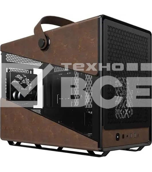 Компьютерный корпус Montech Heritage PRO (B) черный без БП mATX 5x120mm 2x140mm 2xUSB3.0 audio bott PSU