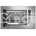 Микроволновая печь встраиваемая Maunfeld JBMO820GS01 нержавеющая сталь, 20 л, 1080 Вт, переключатели - поворотный механизм/кнопки, фото6