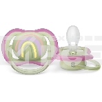 Пустышка Philips Avent ultra air, солнышко/радуга, для девочек, 0-6 мес., 2 шт., фото4