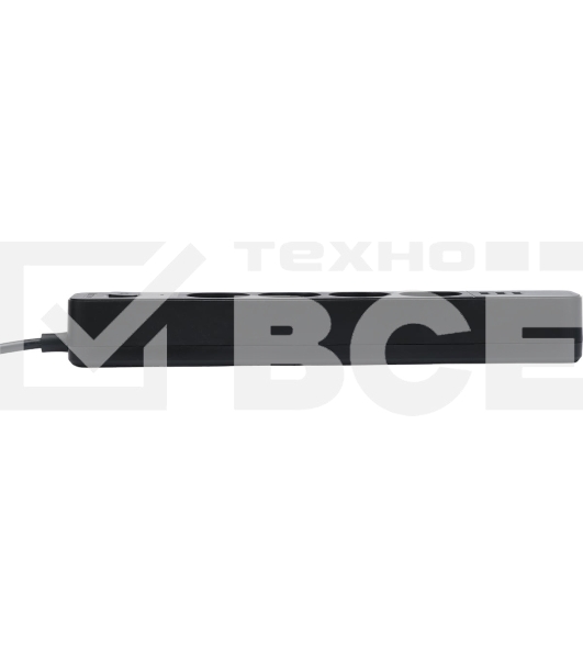 Сетевой фильтр Гарнизон 2.0 Мультипорт EPS-4-U3-B-2, 4 р, 10А, 3xUSB, 2м, ур.защиты 2+, черный, пакет