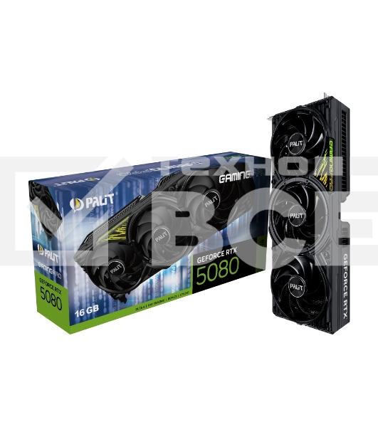 Видеокарта Palit PA-RTX5080 GAMINGPRO 16GB V1 GDDR7 256bit 3xDP HDMI 3FAN RTL