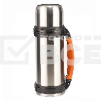 Термос Lara LR04-03 нержавеющая сталь AISI 201 1,2 л, фото 1