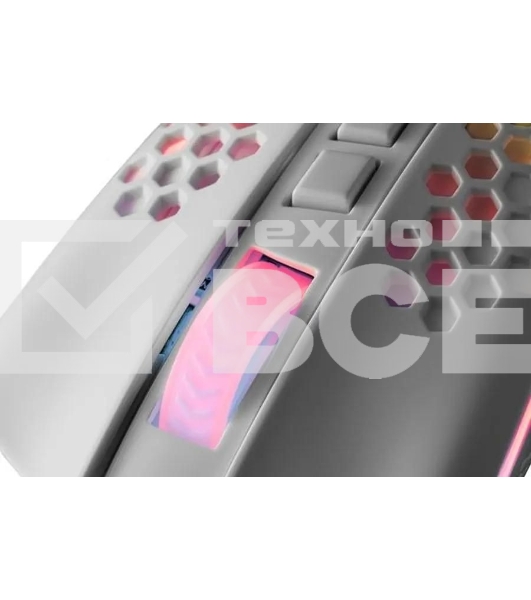 Мышь проводная Redragon Storm белый, 12400 dpi, USB, кнопки - 8