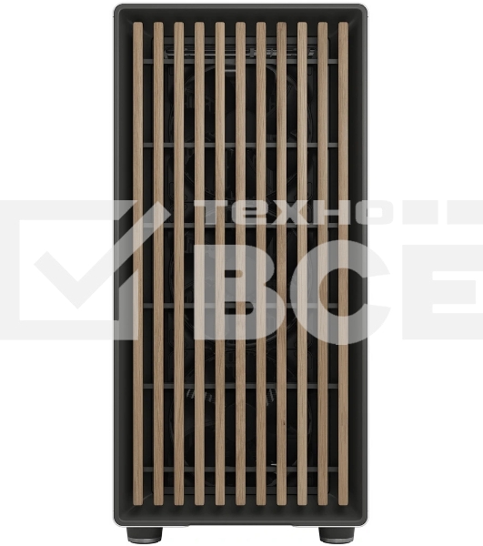 Компьютерный корпус без блока питания Fractal Design North XL TG Dark Tint, Full-Tower, 3x140мм, 2xUSB-A 3.2 + 1xUSB 3.2 Type-C E-ATX, ATX, mATX, mITX Wood panel, Chalk белый
