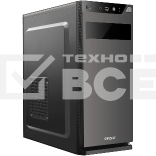 Компьютерный корпус Ginzzu A190 2хUSB 2.0,AU w/o PSU