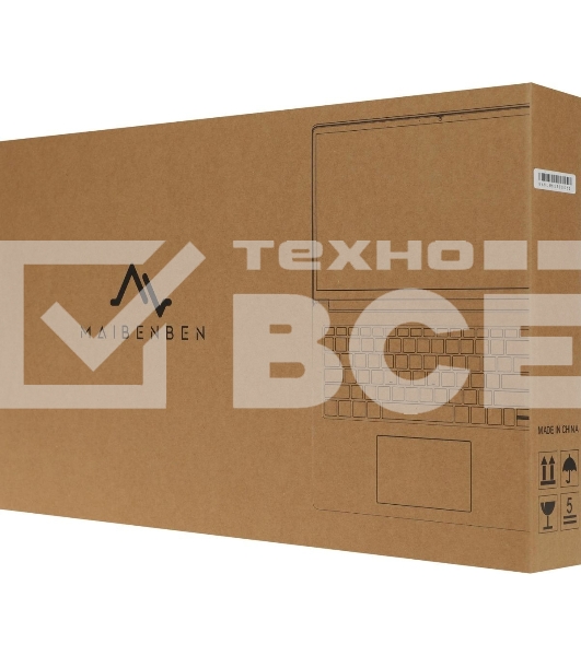 Ноутбук MAIBENBEN Medio M653 Ryzen 3 5400U 8Gb SSD 512Gb AMD Radeon Graphics 16 WUXGA IPS Cam 45.6Вт*ч Linux Серебристый M6531SB0LSRE0